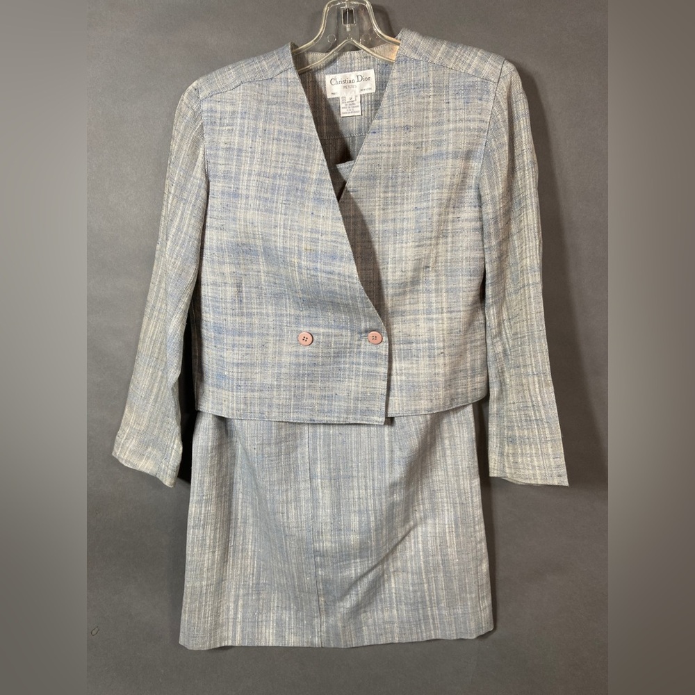 80s Christian Dior 2pc Skirt Suit